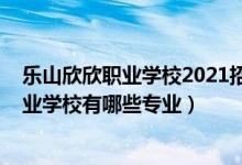 乐山欣欣职业学校2021招生专业（2022乐山市欣欣艺术职业学校有哪些专业）