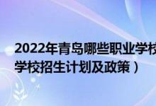 2022年青岛哪些职业学校春季招生（2022年青岛中等职业学校招生计划及政策）