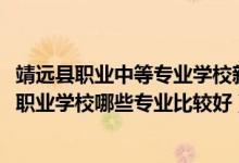 靖远县职业中等专业学校新增专业（2022年威宁自治县中等职业学校哪些专业比较好）