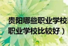 贵阳哪些职业学校比较好（2022年贵阳哪个职业学校比较好）