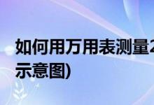 如何用万用表测量220v电压(万用表测量电流示意图)