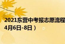 2021东营中考报志愿流程（2022年东营中考志愿填报时间：4月6日-8日）