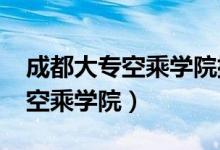 成都大专空乘学院排名（2022成都市有哪些空乘学院）