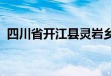 四川省开江县灵岩乡土地坪小学的地址在哪