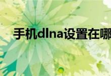 手机dlna设置在哪里（dlna又是什么呢）