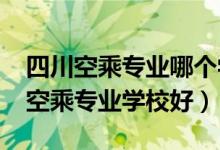 四川空乘专业哪个学校最好（2022成都哪个空乘专业学校好）