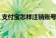 支付宝怎样注销账号（注销支付宝注意事项）