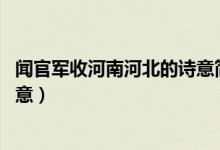 闻官军收河南河北的诗意简单概括（闻官军收河南河北 的诗意）