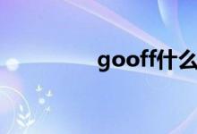 gooff什么意思（gooff）