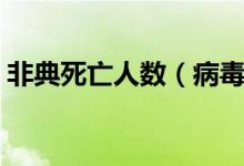 非典死亡人数（病毒非典死亡人数官方数字）