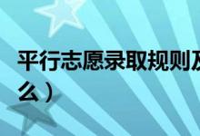 平行志愿录取规则及填报技巧（投档规则是什么）