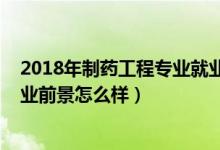 2018年制药工程专业就业率怎么样（2021制药工程专业就业前景怎么样）