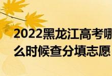 2022黑龙江高考哪天几号出成绩报志愿（什么时候查分填志愿）