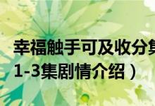 幸福触手可及收分集剧情介绍（幸福触手可及1-3集剧情介绍）