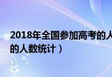 2018年全国参加高考的人数是多少（2018年全国参加高考的人数统计）