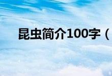 昆虫简介100字（布甲昆虫介绍100字）