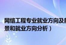 网络工程专业就业方向及前景（2022年网络工程专业就业前景和就业方向分析）