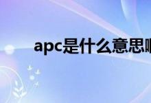 apc是什么意思啊（apc是什么意思）