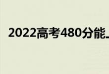 2022高考480分能上几本（能报哪些学校）