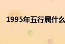 1995年五行属什么（1995年五行是什么）