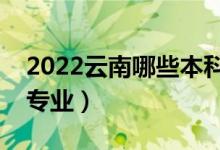 2022云南哪些本科大学开设专科（都有什么专业）