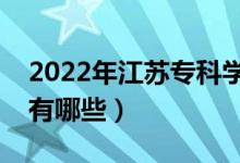 2022年江苏专科学校排名（最好的大专院校有哪些）