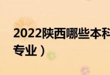 2022陕西哪些本科大学开设专科（都有什么专业）