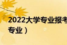 2022大学专业报考热度排行（排名前十热门专业）