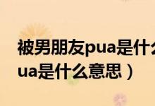 被男朋友pua是什么意思（网络语被男朋友pua是什么意思）