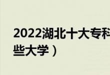 2022湖北十大专科学校排名（高职可以考哪些大学）