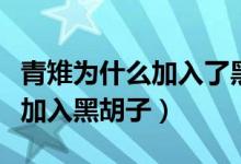 青雉为什么加入了黑胡子海盗团（青雉为什么加入黑胡子）