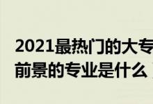 2021最热门的大专专业（2022高考大专最有前景的专业是什么）