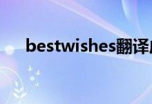 bestwishes翻译成中文（快来学习吧）