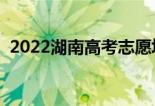 2022湖南高考志愿填报时间（该怎样填报）