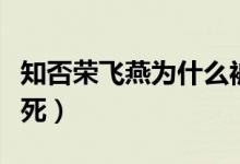 知否荣飞燕为什么被掳走（知否荣飞燕为什么死）