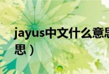 jayus中文什么意思（jayus印尼语是什么意思）