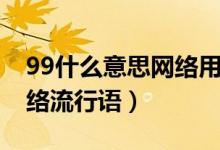 99什么意思网络用语大全集（99什么意思网络流行语）