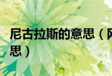 尼古拉斯的意思（网络用语尼古拉斯是什么意思）