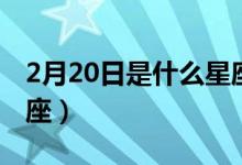 2月20日是什么星座农历（2月20日是什么星座）