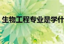 生物工程专业是学什么的（专业课程有哪些）