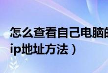 怎么查看自己电脑的ip地址（查看自己电脑的ip地址方法）