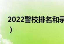 2022警校排名和录取分数线（多少分能考上）