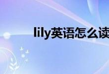 lily英语怎么读（lily英语如何读）