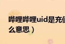 哔哩哔哩uid是充值账号吗（哔哩哔哩uid什么意思）