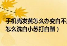 手机壳发黄怎么办变白不用小苏打不用白醋（手机套变黄了怎么洗白小苏打白醋）