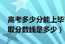 高考多少分能上毕节职业技术学院（2021录取分数线是多少）