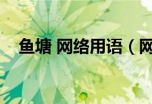 鱼塘 网络用语（网络用语鱼塘什么意思）