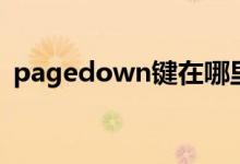 pagedown键在哪里（pagedown键在哪）