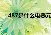 487是什么电器元件（487是什么意思）