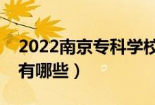 2022南京专科学校排名榜（最好的专科学校有哪些）